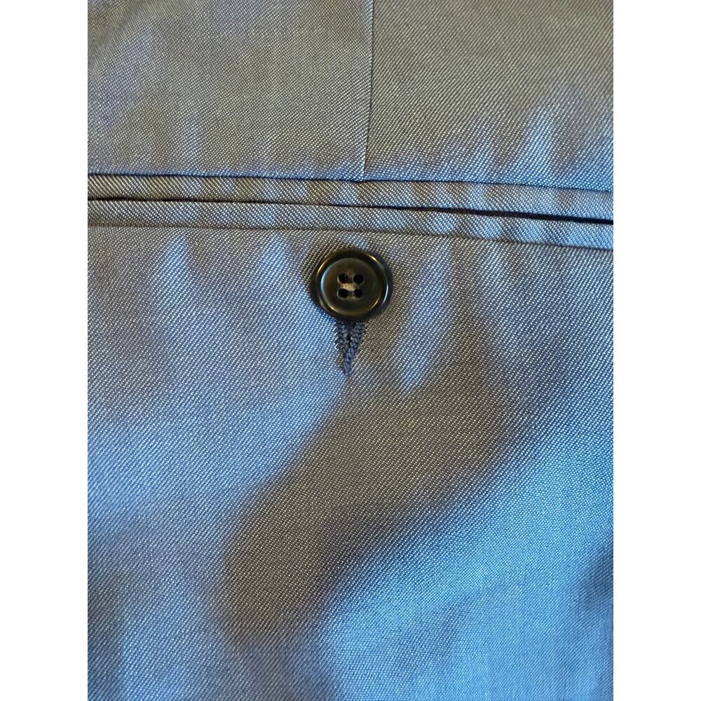 Kooples Blue Wool Modern Slim Pants Size 48 / US 32 New with tags - Picture 9 of 11